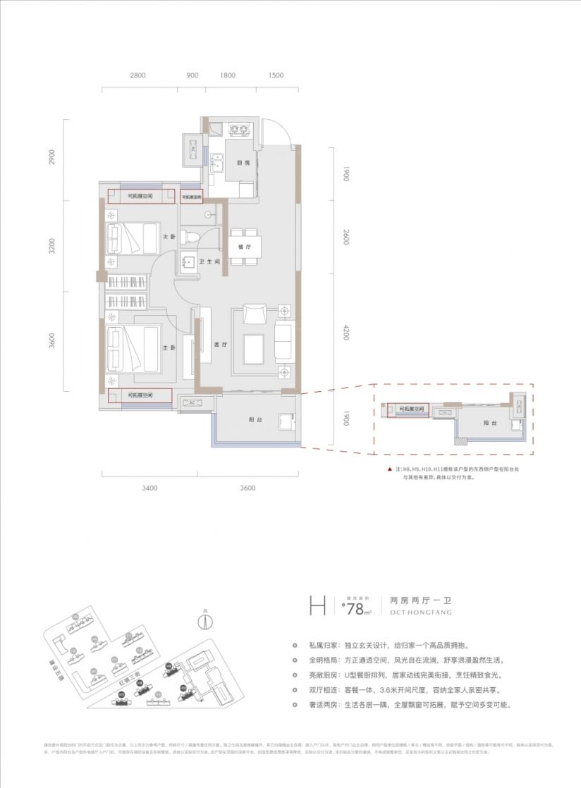 武汉华侨城红坊花园洋房 武汉华侨城红坊户型图+生活配套