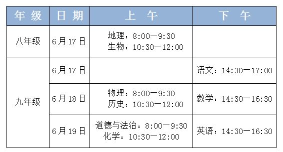 2023株洲中考时间是什么时候? 2023株洲中考时间是什么时候公布