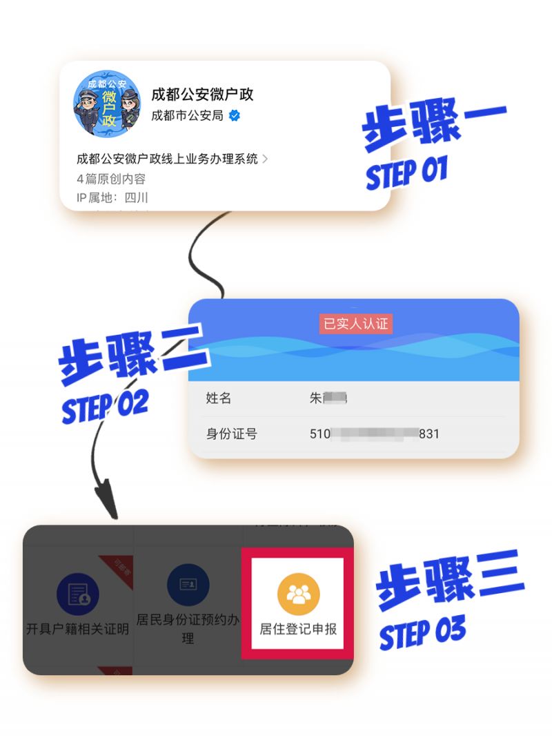 成都申报居住登记在哪里 成都居住登记怎么申报?