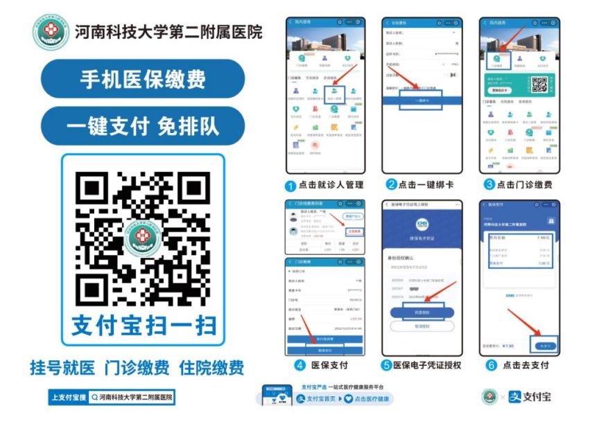 洛阳医院手机医保缴费支付流程图 洛阳医院手机医保缴费支付流程