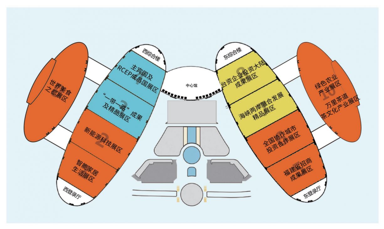 福州海丝博览会暨海交会 2023福州海丝博览会展馆平面图