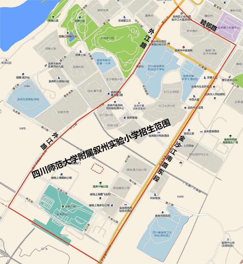 宜宾市叙州区学区划分 2023宜宾叙州区城区小学初中片区划分