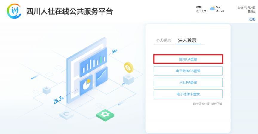 成都单位社保业务经办网站注册登录操作指引