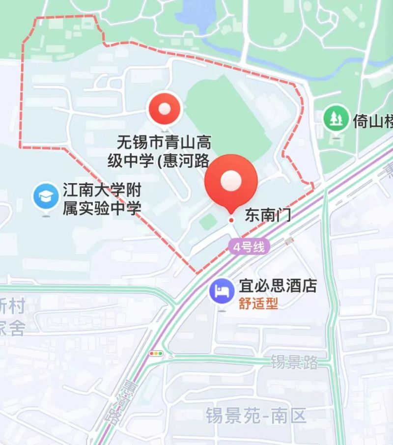 无锡市高考考点学校 无锡高考送考车辆临时停车区域