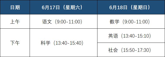 2023温州市中考于6月17-18日进行 2021年温州中考具体时间