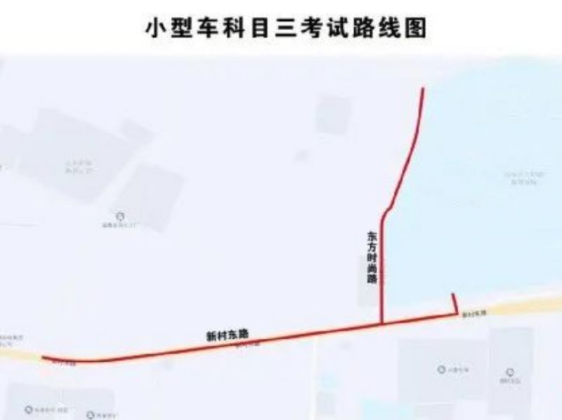 2023淄博市小型车科目三路线图 淄博科目三第一考场路线图