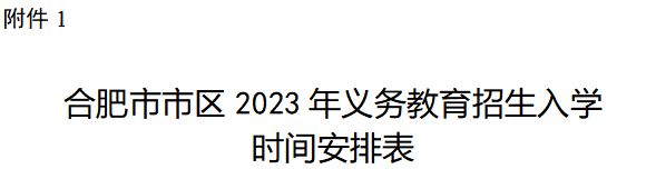 2023合肥入学都须通过网上招生系统报名录取吗？