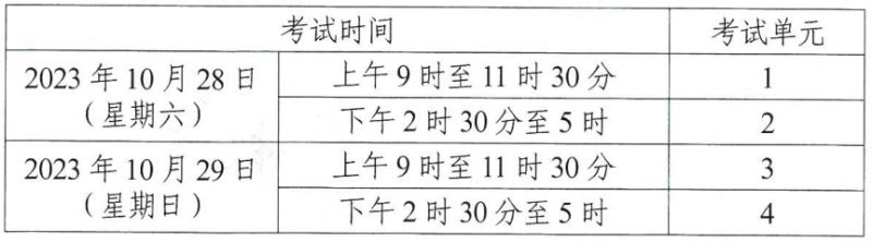 湖南2021年10月自考开考科目 湖南2023年10月自考课程安排