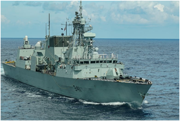 跑中国周边挑衅，加媒却在炒：加拿大军舰在东海附近遭中方“激光照射”