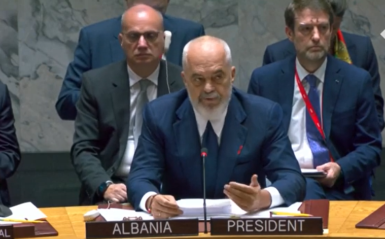 因泽连斯基发言顺序问题，阿尔巴尼亚总理与俄代表在安理会“争吵”