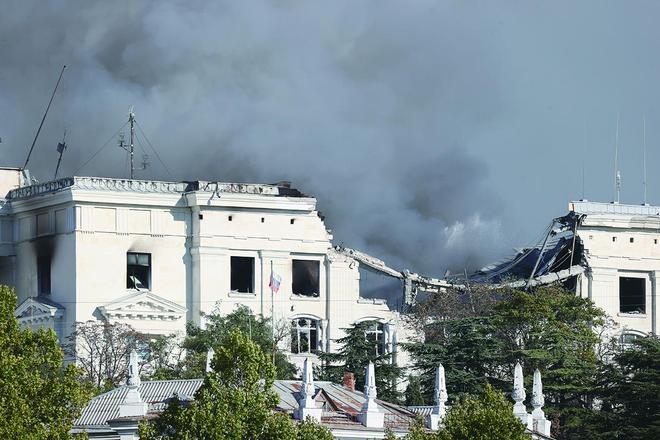 俄黑海舰队总部坍塌建筑被爆炸拆除 俄黑海舰队总部坍塌建筑被爆炸拆除了吗