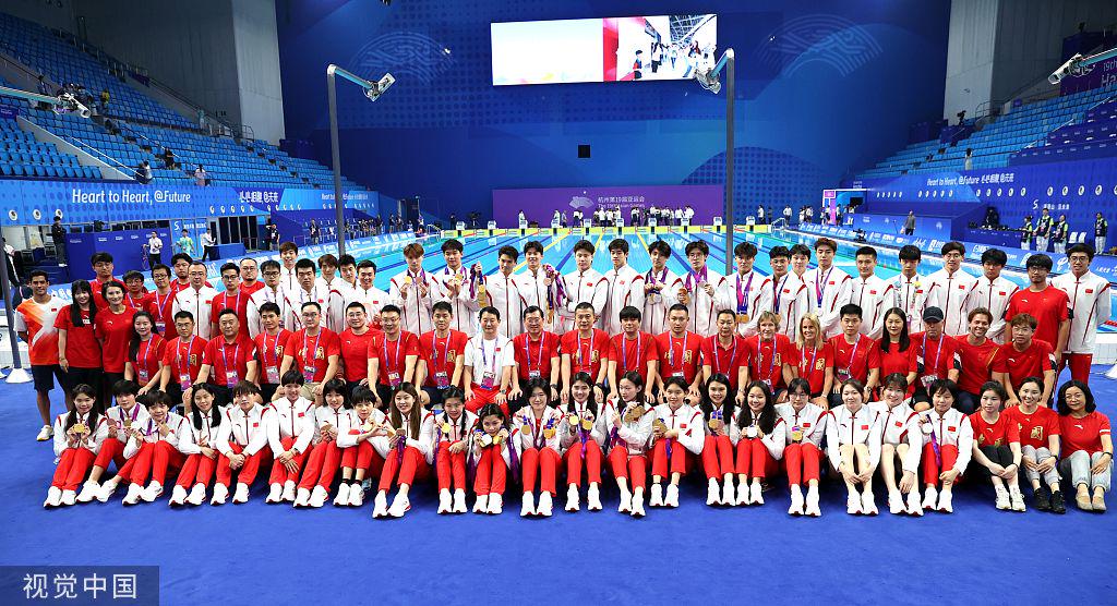 深一度｜挂上28枚金牌，中国游泳家底厚实，无惧欧美强手