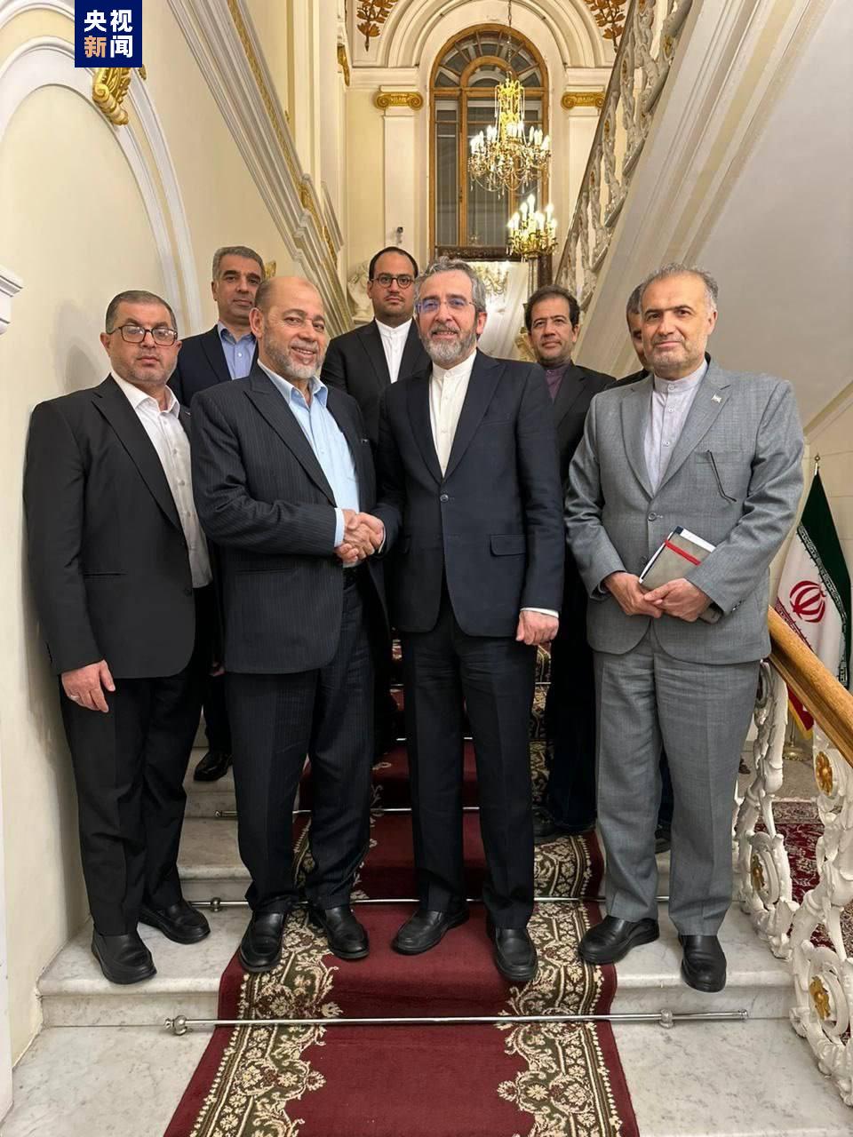 哈马斯代表团与伊朗副外长在莫斯科举行会见