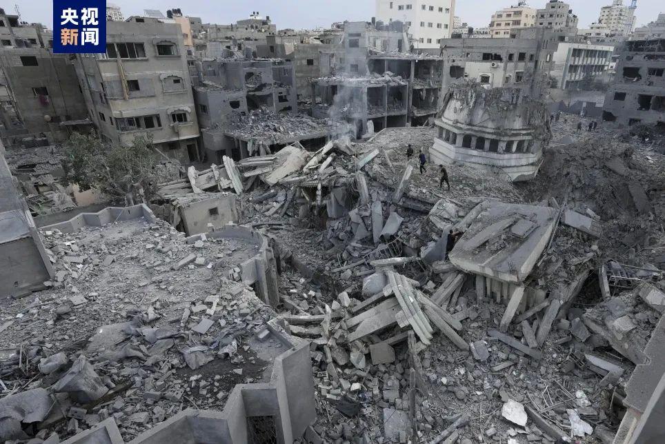 不到1小时发动数百次空袭，以总理宣布“停火条件”！加沙食品库存仅剩5天！央视女记者已安全撤离