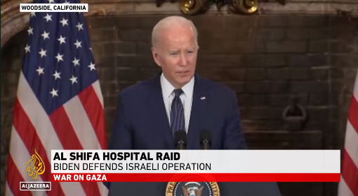 外媒：拜登称已告诉以色列，占领加沙将是一个“大错误”