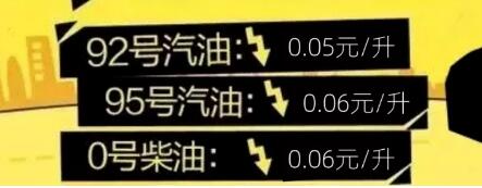 10月24日今晚24时油价调整最新消息：92和95号汽油将小幅下调