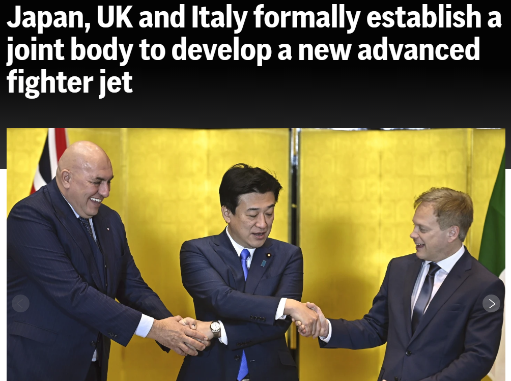英国、意大利防长齐聚日本，要做什么？