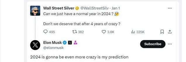 马斯克:2024年世界将更加疯狂（马斯克计划2050）