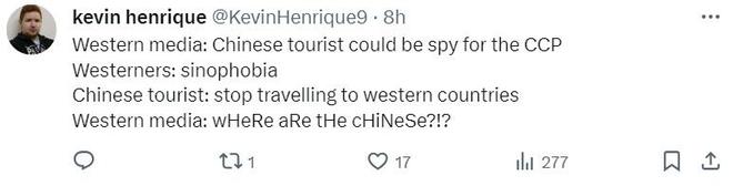 美媒称“中国游客消失让全球旅游业损失1300亿”，网友：一直说中国是“威胁”，现在难过中国人不花钱了？