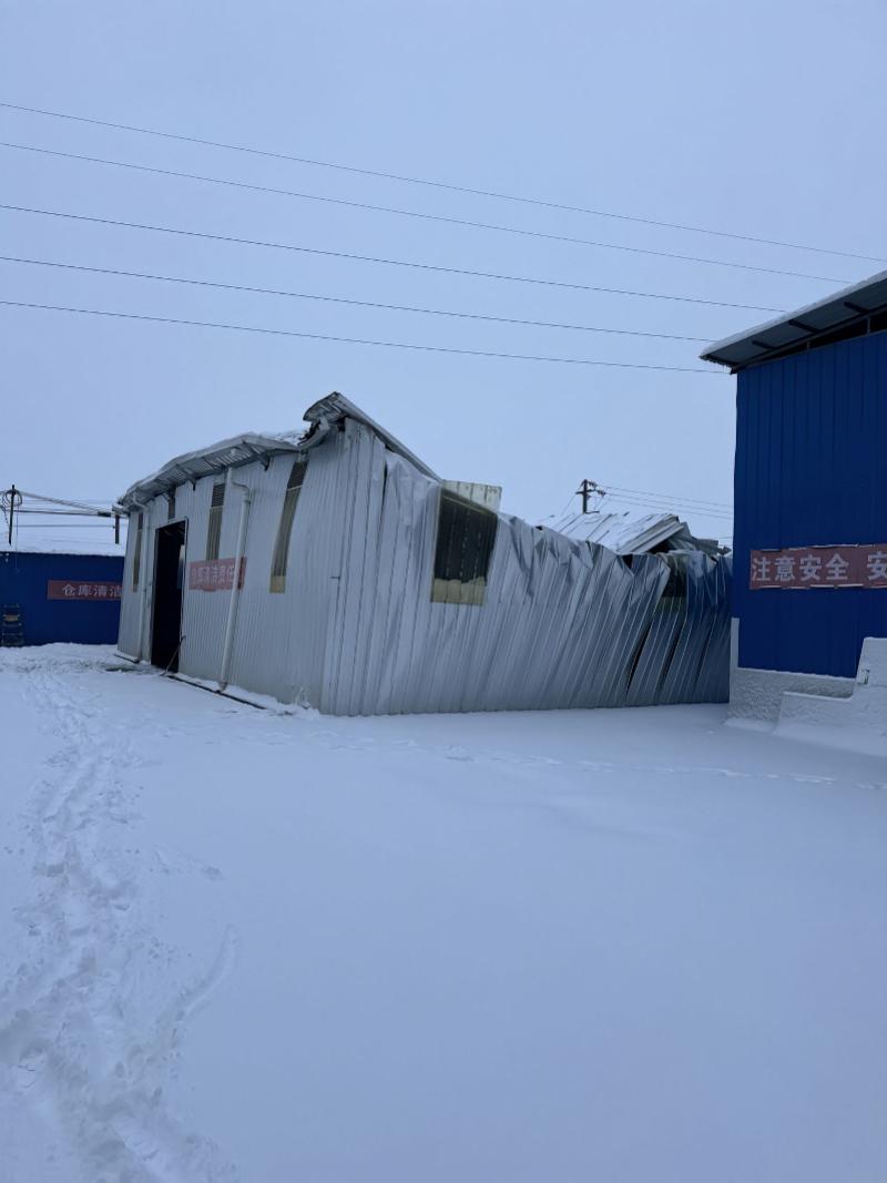 湖北公安县特大暴雪致厂房垮塌！有企业主称一夜损失上百万