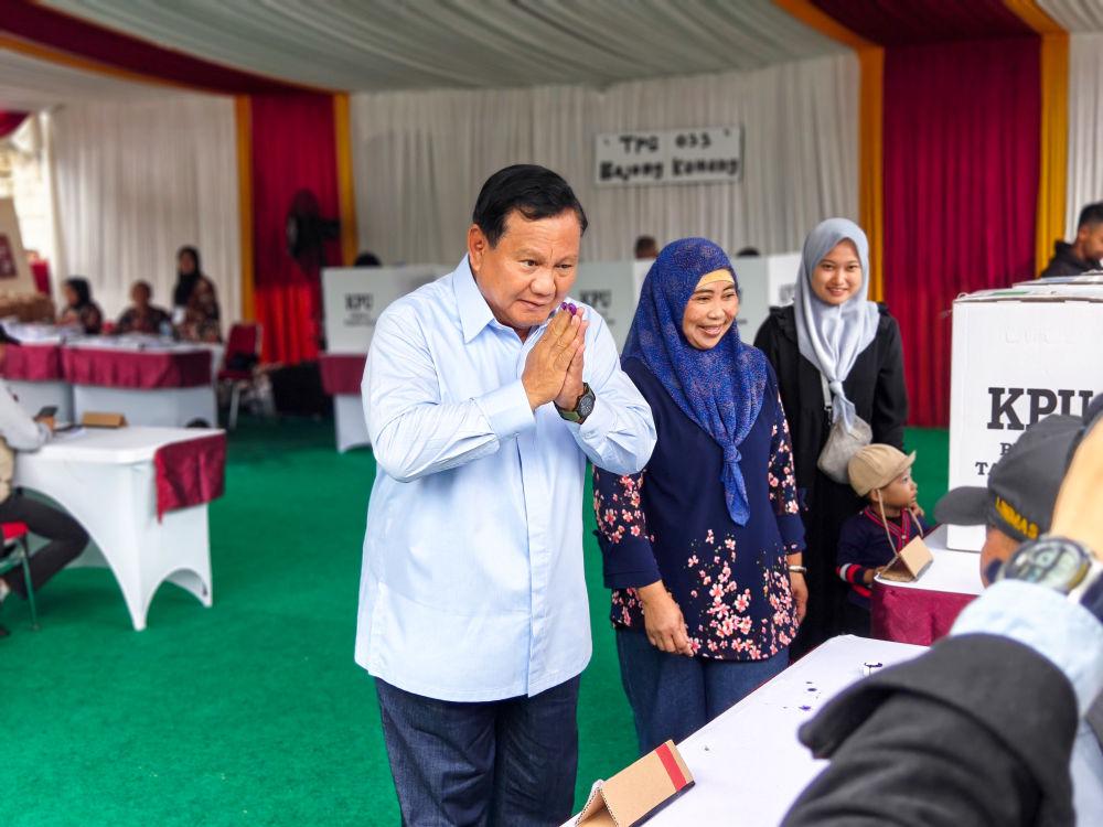 印尼大选结果出炉！72岁现任防长普拉博沃当选总统，曾是苏哈托女婿