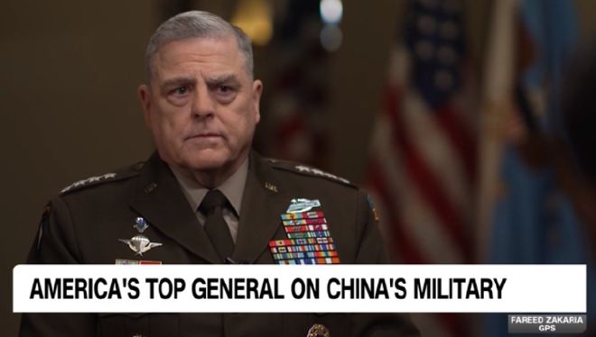 美军退役最高将领：中国军队非常强大，担忧他们技术领先不过分