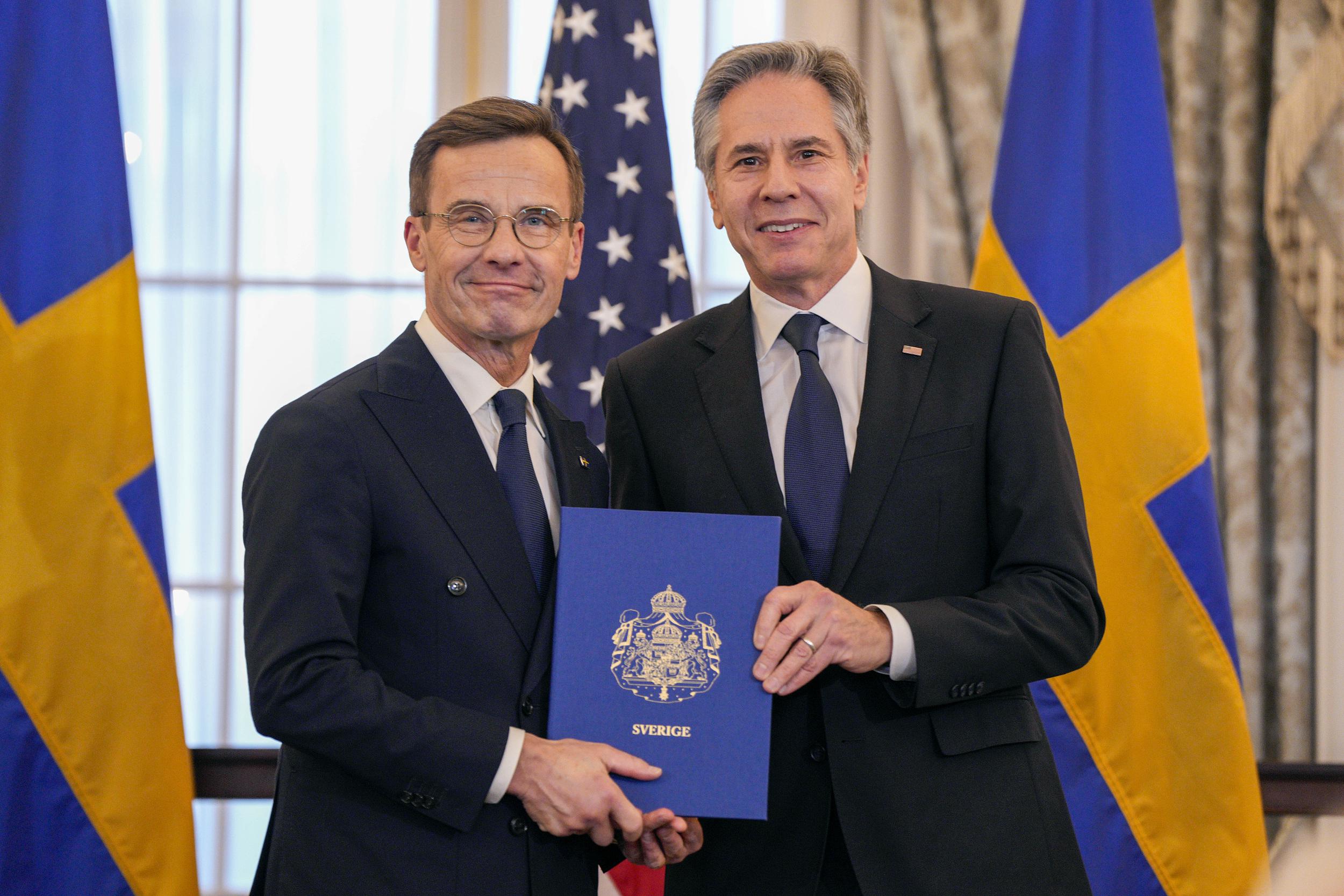 瑞典正式成为北约第32个成员国，佩斯科夫警告：俄将采取相关反制措施